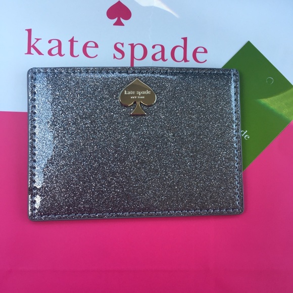 kate spade Accessories - Kate Spade glitter card holder